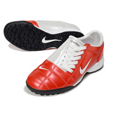 Botas de fútbol Nike Total 90 III TF Society en rojo y blanco